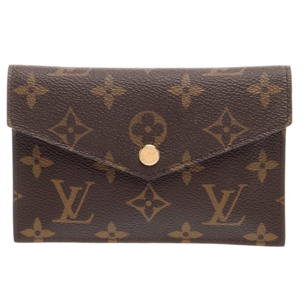 Louis Vuitton Monogram Daily Organizer Envelope Insert 2016 Red Clutch Wallet
